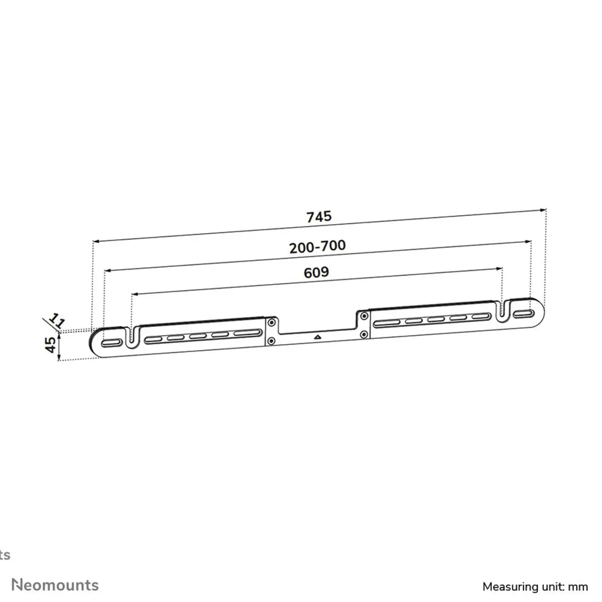 Wall mount for Sonos Arc & Arc Ultra