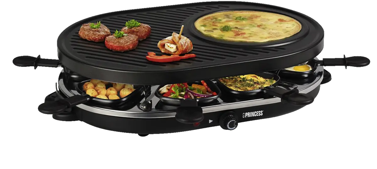 Raclette 8 Oval Grill Party