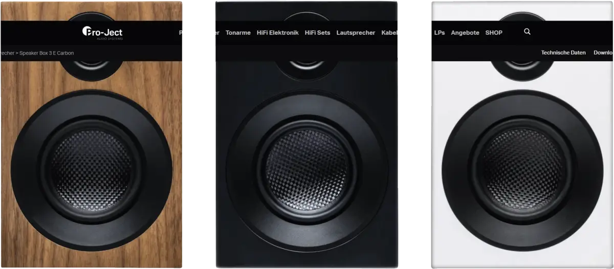 Speaker Box 3E Carbon Boekenplank Luidspreker