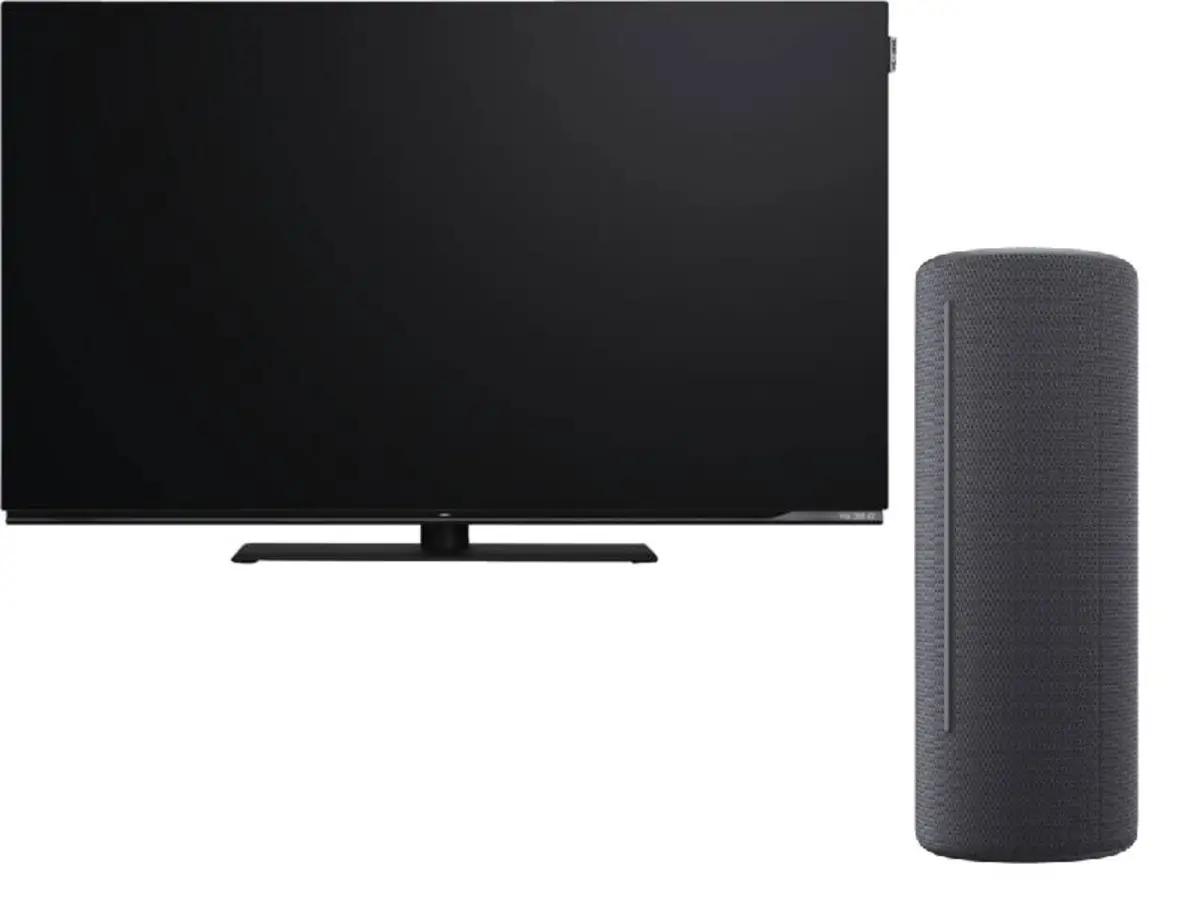 We. SEE 48 oled dc Coal Black + We. HEAR 2 Storm Grey