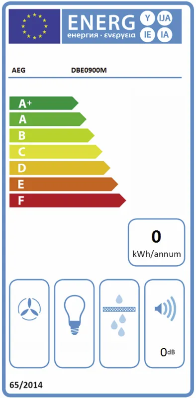 AEG DBE0900M energielabel