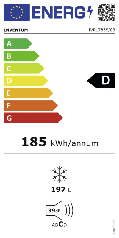 Inventum IVR1785S energielabel