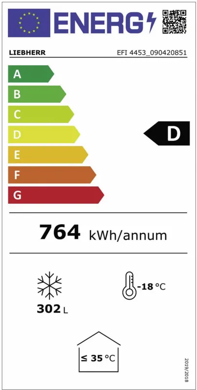 Liebherr EFI 4453-41 energielabel