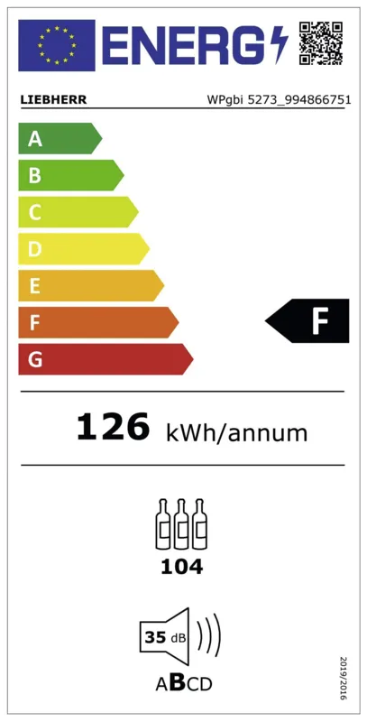 Liebherr WPgbi 5273-20 energielabel