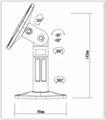 SPEAKER-W100 Black