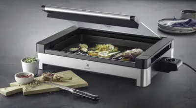 LONO tafelgrill met glazen deksel